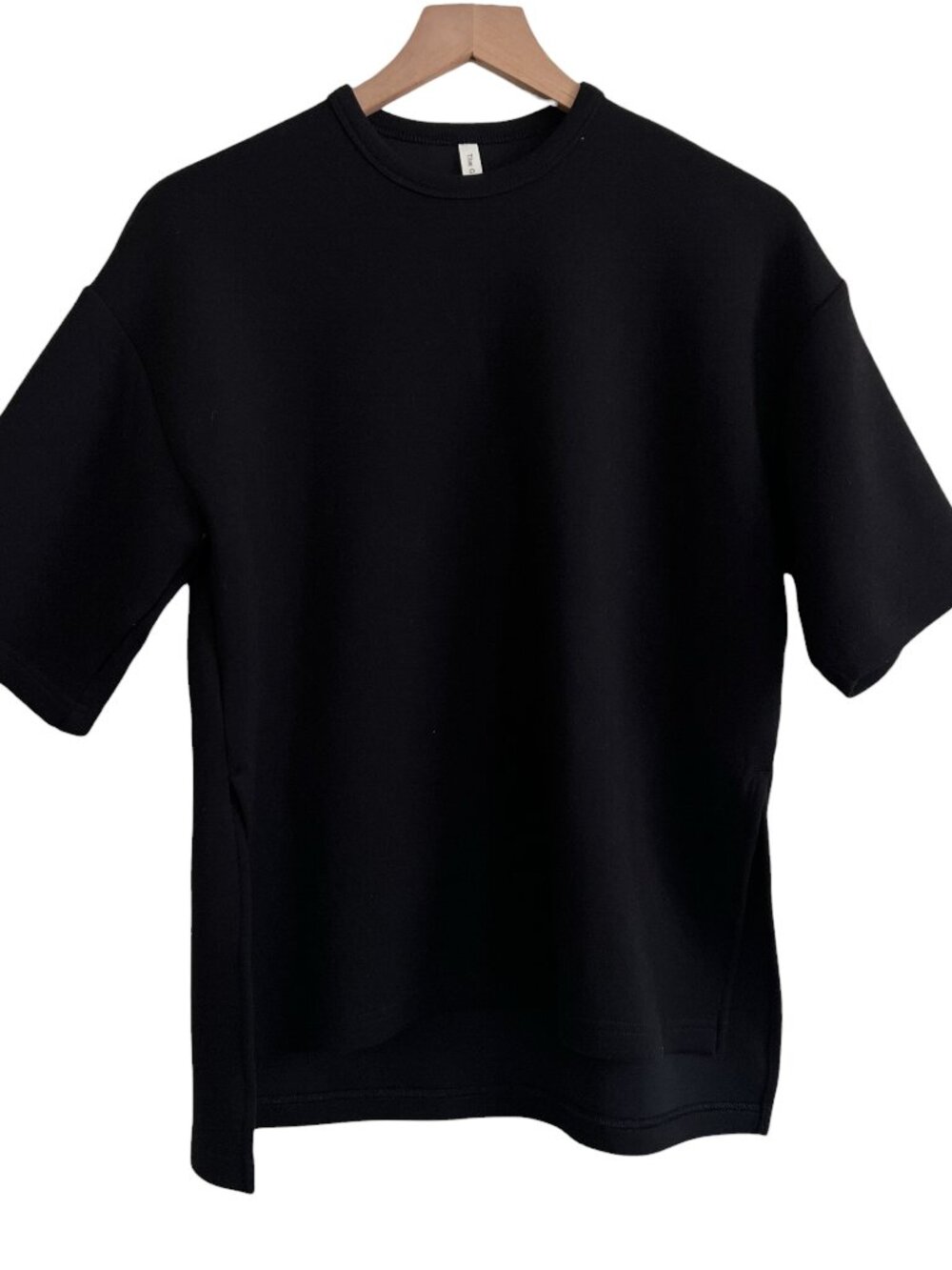 The Group Babaton Aritzia Black Smooth Plush Downtime T-Shirt